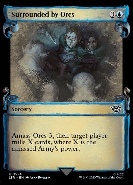【ENG】【Foil】■ショーケース■《オークの包囲/Surrounded by Orcs》[LTR]