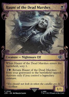 【ENG】【Foil】■ショーケース■《死者の沼地の亡者/Haunt of the Dead Marshes》[LTR]