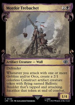 【ENG】【Foil】■ショーケース■《モルドールの投石機/Mordor Trebuchet》[LTR]