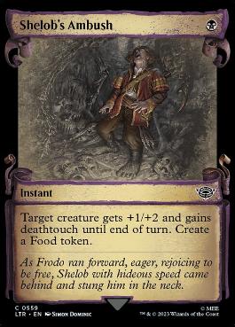 【ENG】【Foil】■ショーケース■《シェロブの待ち伏せ/Shelob's Ambush》[LTR]