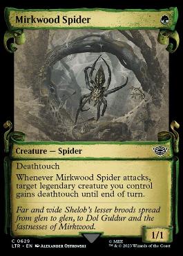 【ENG】【Foil】■ショーケース■《闇の森の蜘蛛/Mirkwood Spider》[LTR]