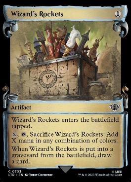 【ENG】【Foil】■ショーケース■《魔法使の打ち上げ花火/Wizard's Rockets》[LTR]