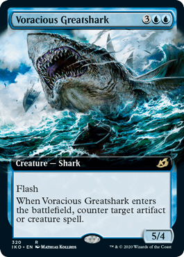 【ENG】【Foil】■拡張アート■《大食の巨大鮫/Voracious Greatshark》[IKO]