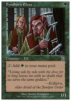 【ENG】《フィンドホーンのエルフ/Fyndhorn Elves》[DKM]