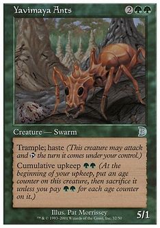 【ENG】《ヤヴィマヤの蟻/Yavimaya Ants》[DKM]