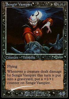 【ENG】【Foil】《センギアの吸血鬼/Sengir Vampire》[_BD]