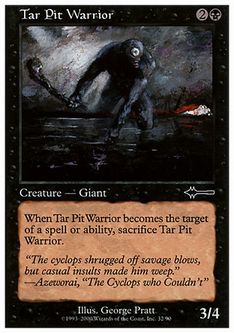 【ENG】《タール坑の戦士/Tar Pit Warrior》[_BD]