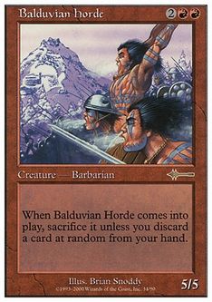 【ENG】《バルデュヴィアの大軍/Balduvian Horde》[_BD]