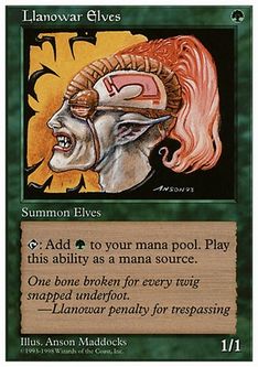 【ENG】《ラノワールのエルフ/Llanowar Elves》[ATH]