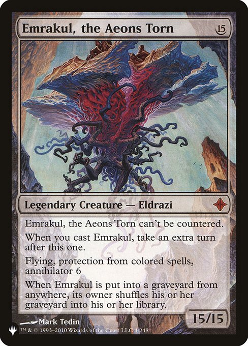 【ENG】《引き裂かれし永劫、エムラクール/Emrakul, the Aeons Torn》[PWシンボル付き再版]
