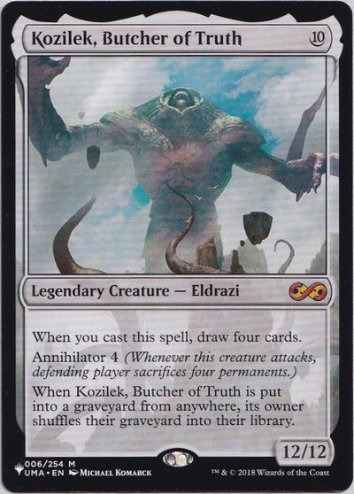 【ENG】《真実の解体者、コジレック/Kozilek, Butcher of Truth》[PWシンボル付き再版]
