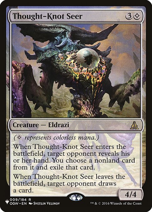 【ENG】《難題の予見者/Thought-Knot Seer》[PWシンボル付き再版]