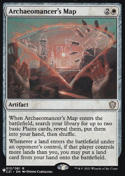 【ENG】《古術師の地図/Archaeomancer's Map》[PWシンボル付き再版]