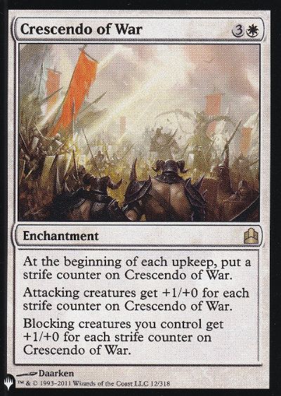 【ENG】《戦争の最高潮/Crescendo of War》[PWシンボル付き再版]