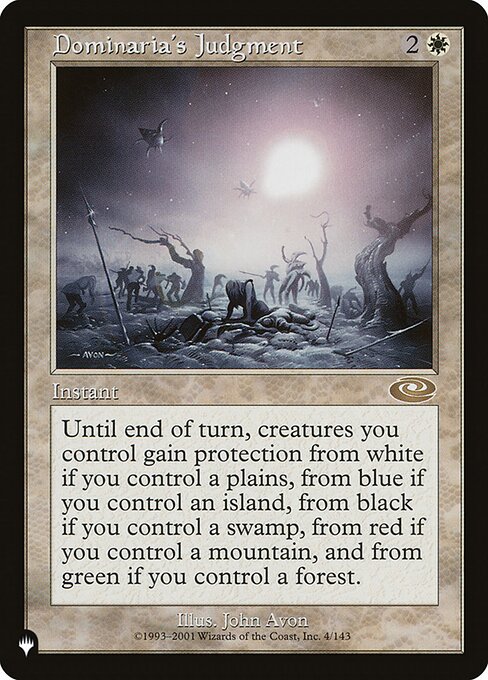 【ENG】《ドミナリアの審判/Dominaria's Judgment》[PWシンボル付き再版]