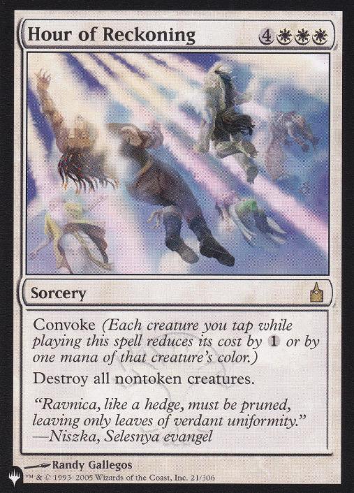 【ENG】《報いの時/Hour of Reckoning》[PWシンボル付き再版]