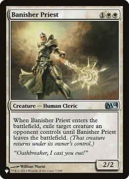 【ENG】《放逐する僧侶/Banisher Priest》[PWシンボル付き再版]