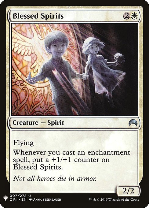 【ENG】《祝福された霊魂/Blessed Spirits》[PWシンボル付き再版]