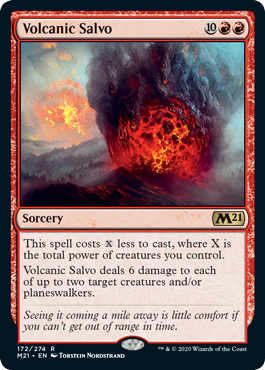 【ENG】【Foil】《一斉噴火/Volcanic Salvo》[M21]