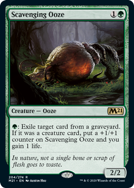 【ENG】《漁る軟泥/Scavenging Ooze》[M21]
