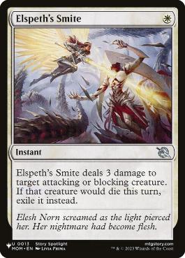 【ENG】《エルズペスの強打/Elspeth's Smite》[PWシンボル付き再版]