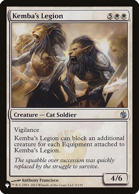 【ENG】《ケンバの軍勢/Kemba's Legion》[PWシンボル付き再版]