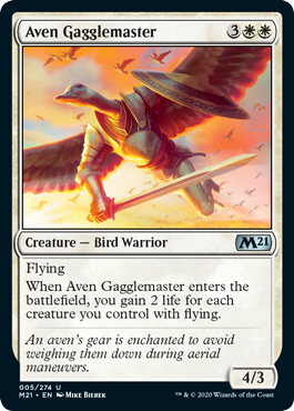 【ENG】《エイヴンの鳥群使い/Aven Gagglemaster》[M21]