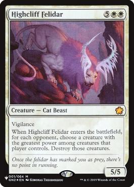 【ENG】《Highcliff Felidar》[PWシンボル付き再版]