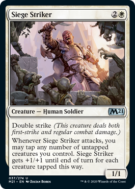 【ENG】《包囲戦の打撃者/Siege Striker》[M21]