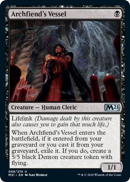 【ENG】【Foil】《魔王の器/Archfiend's Vessel》[M21]