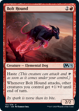 【ENG】《雷光の猟犬/Bolt Hound》[M21]