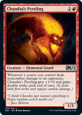 【ENG】《チャンドラの紅蓮獣/Chandra's Pyreling》[M21]