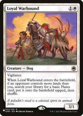 【ENG】《忠実な軍用犬/Loyal Warhound》[PWシンボル付き再版]