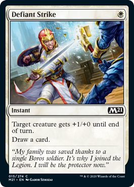 【ENG】【Foil】《果敢な一撃/Defiant Strike》[M21]