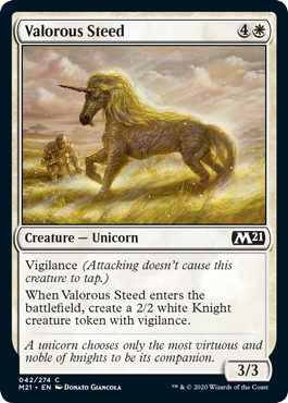 【ENG】【Foil】《勇敢な駿馬/Valorous Steed》[M21]