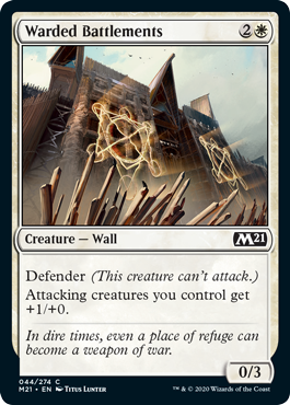 【ENG】【Foil】《護法の要塞/Warded Battlements》[M21]