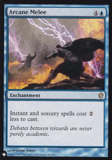 【ENG】《秘儀の打ち合い/Arcane Melee》[PWシンボル付き再版]