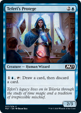 【ENG】【Foil】《テフェリーの徒弟/Teferi's Protege》[M21]