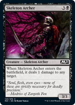 【ENG】【Foil】《骸骨射手/Skeleton Archer》[M21]
