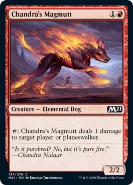 【ENG】【Foil】《チャンドラのマグムット/Chandra's Magmutt》[M21]