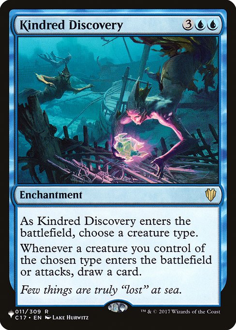 【ENG】《同族の発見/Kindred Discovery》[PWシンボル付き再版]