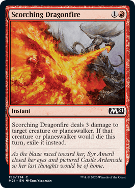 【ENG】【Foil】《焦熱の竜火/Scorching Dragonfire》[M21]