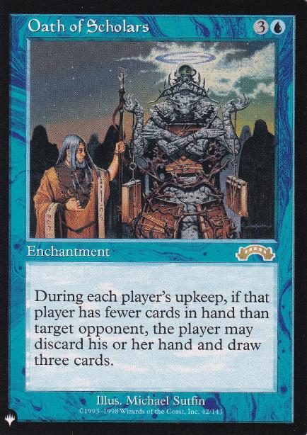 【ENG】《識者の誓い/Oath of Scholars》[PWシンボル付き再版]