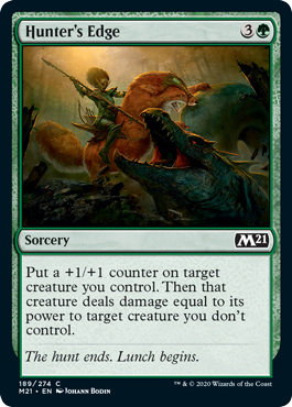 【ENG】【Foil】《狩人の刃/Hunter's Edge》[M21]