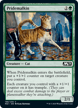 【ENG】【Foil】《誇り猫/Pridemalkin》[M21]