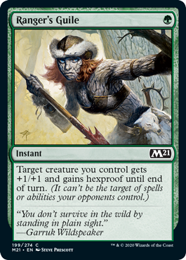 【ENG】【Foil】《レインジャーの悪知恵/Ranger's Guile》[M21]