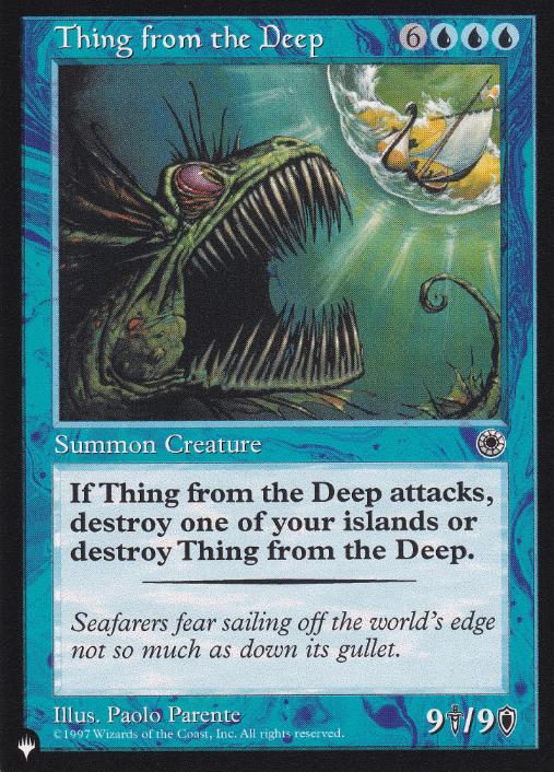 【ENG】《深海の怪物/Thing from the Deep》[PWシンボル付き再版]