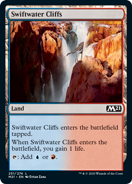 【ENG】【Foil】《急流の崖/Swiftwater Cliffs》[M21]