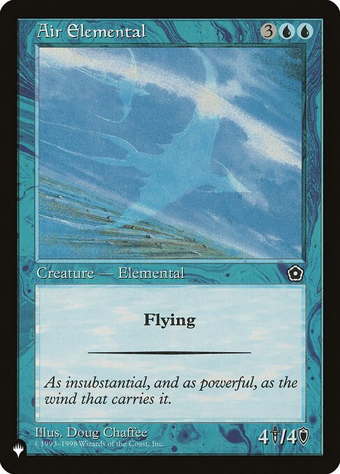 【ENG】《大気の精霊/Air Elemental》[PWシンボル付き再版]