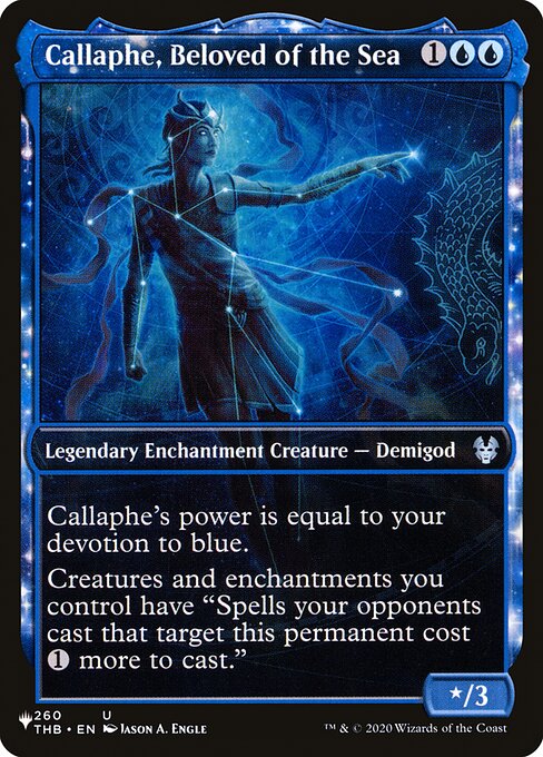 【ENG】■ショーケース■《海に愛されしカラフィ/Callaphe, Beloved of the Sea》[PWシンボル付き再版]